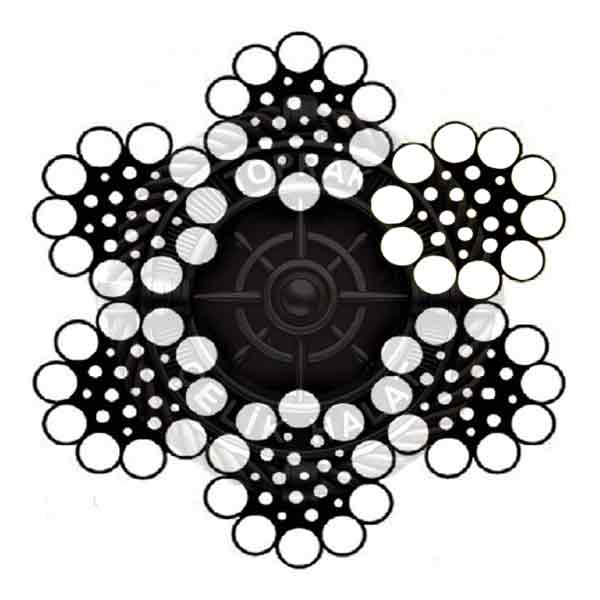 6x19 FC Kendir Özlü Seale Çelik Halat