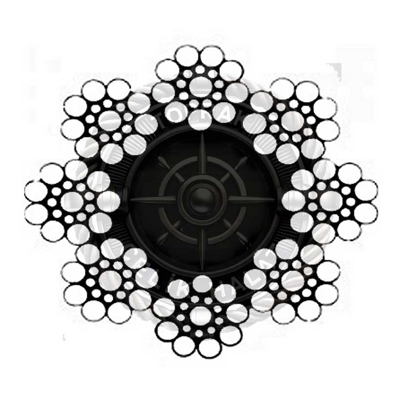 8x19 FC Seale Kendir Özlü Çelik Halat