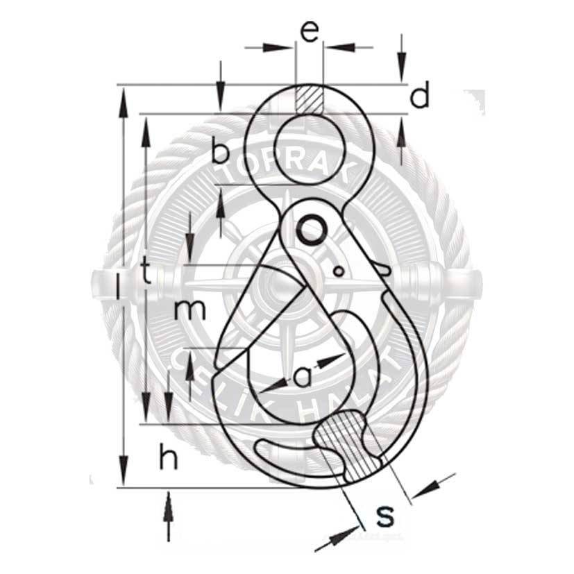 Otomatik Kilitli Gözlü Kanca Tip CLS