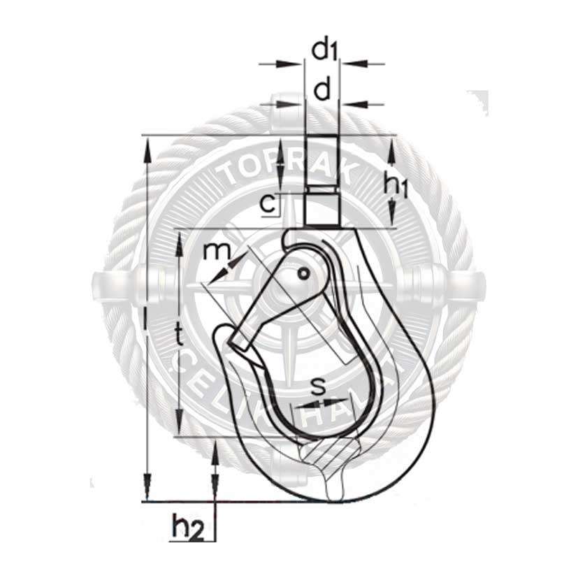 Sıka Saplı Kanca Tip SHS