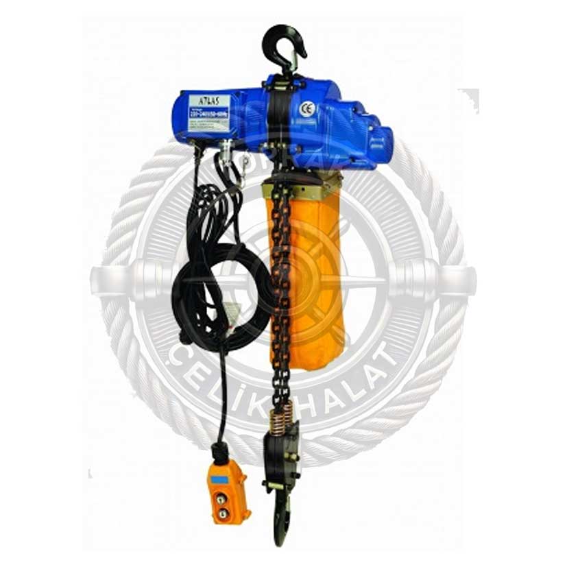 Atlas Monofaze Elektrikli Vinç (2 Hareket - 220 Volt)