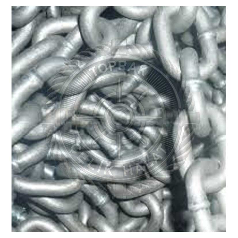 DIN 766 Kalibre Galvaniz Zincir